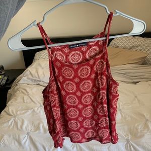 Red Halter Tank Top - Brandy Melville